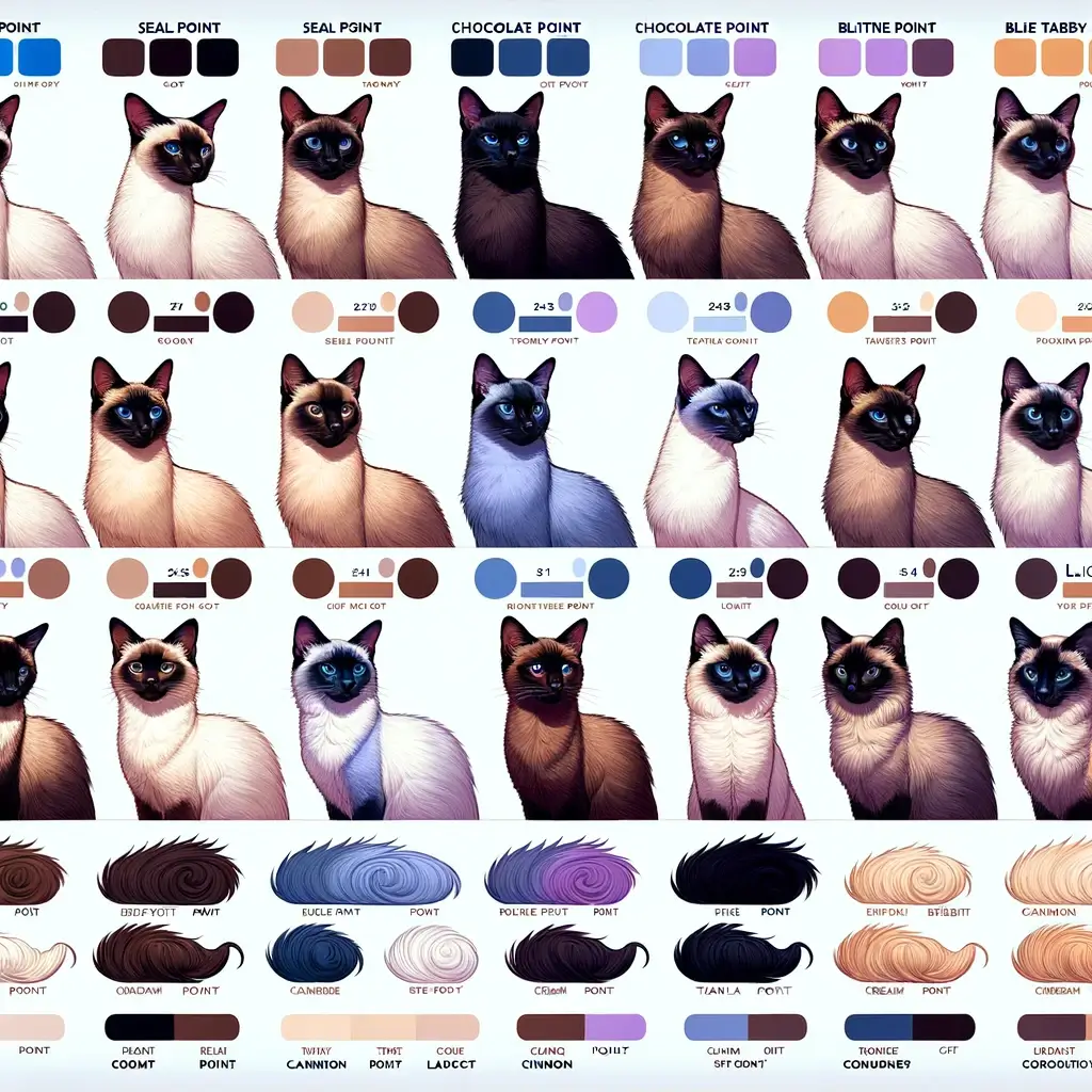 Siamese Cat Colour Chat