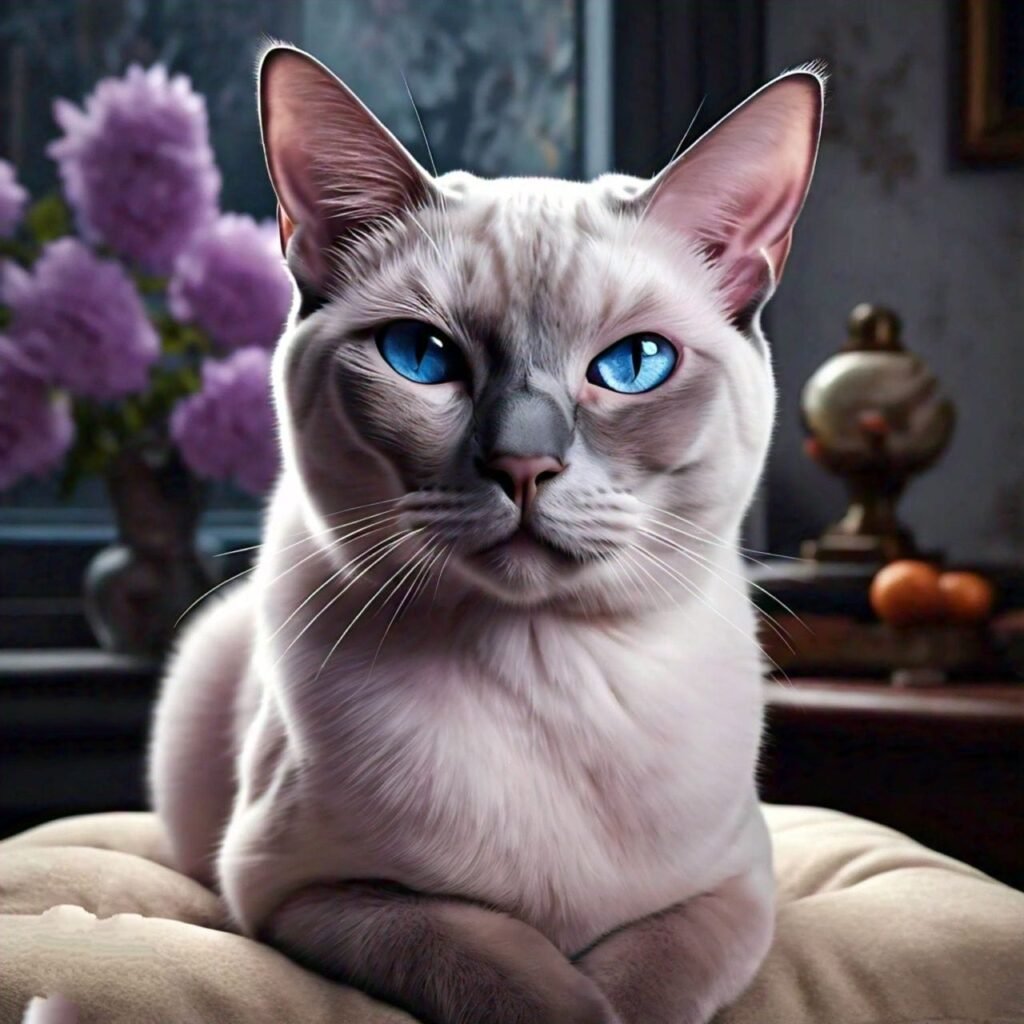 Lilac Point Siamese Cat