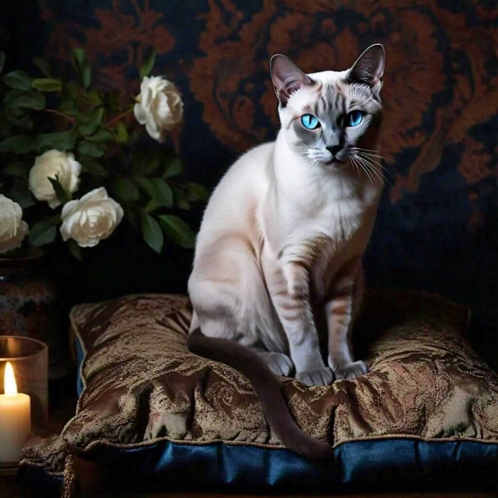 Blue point siamese cat