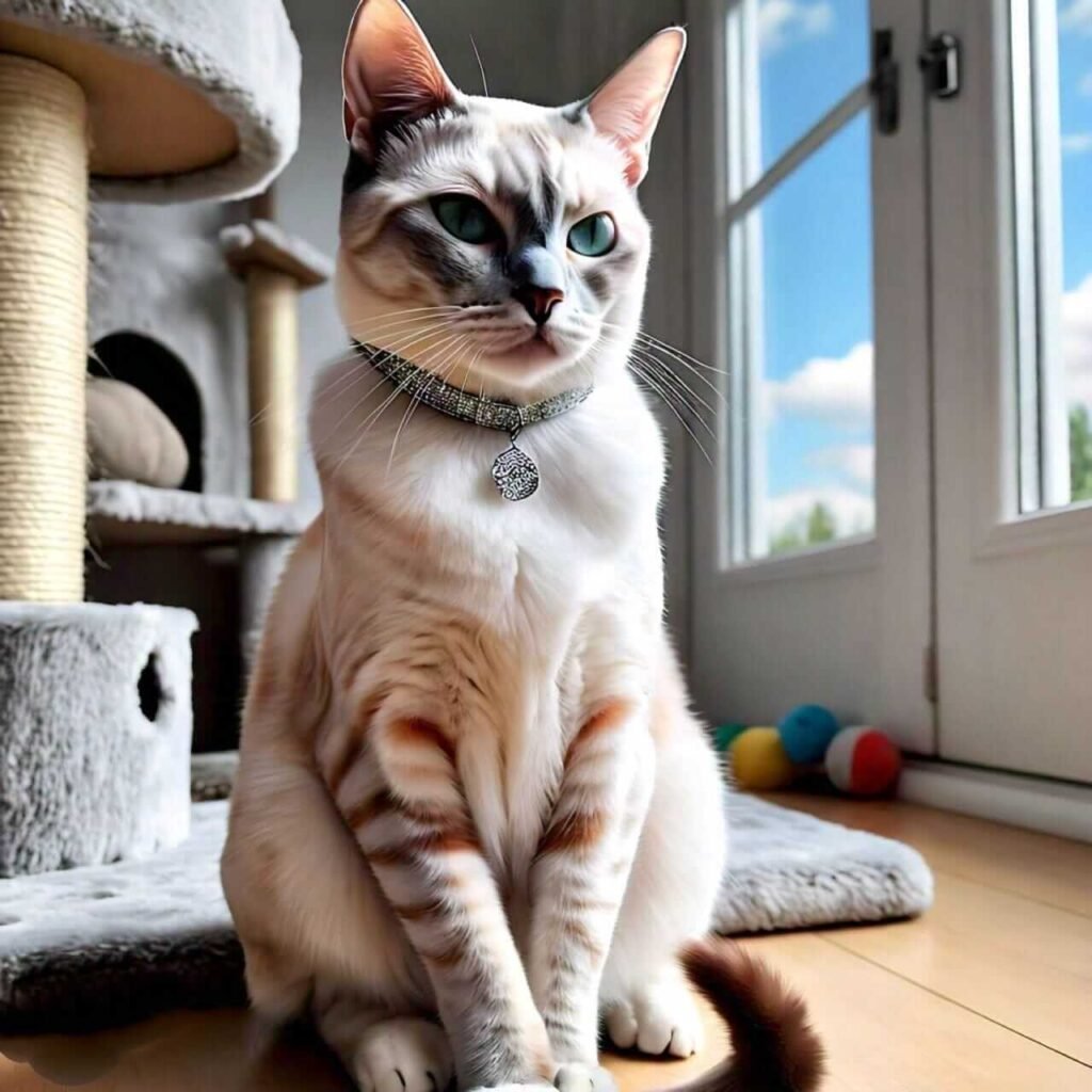 Flame Point Siamese Cat