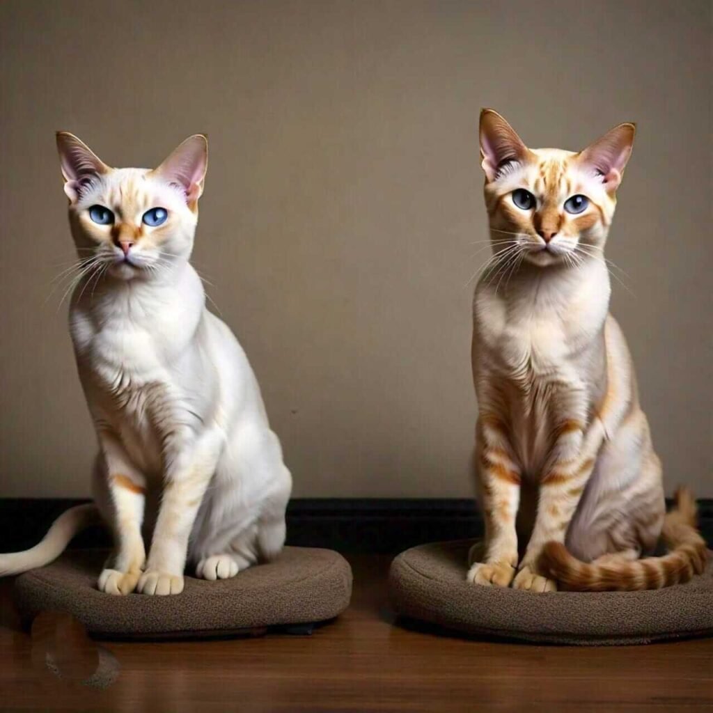 Male vs Female Flame point Siamese Cat