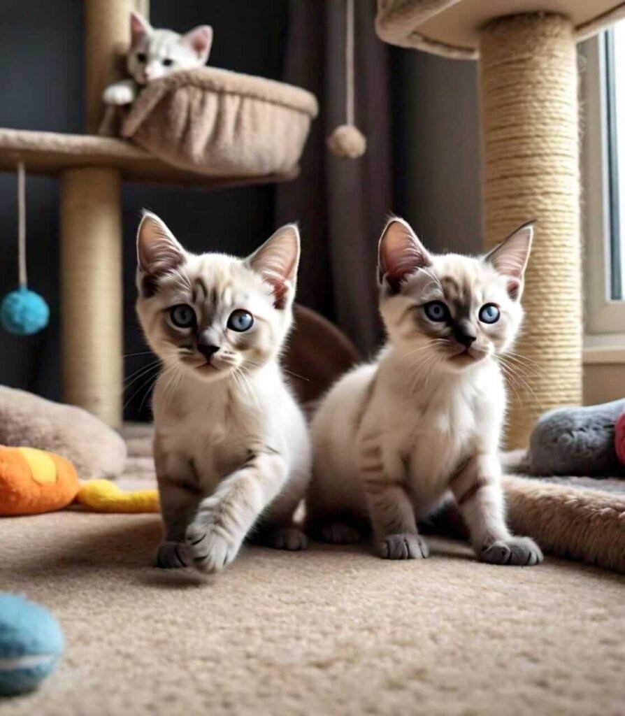 Seal Point Siamese Kittens